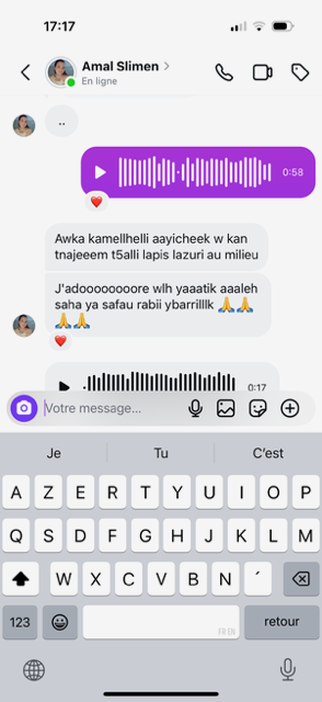 Client feedback screenshot 5